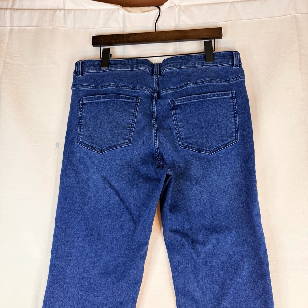 UNIVERSAL STANDARD Women’s Size 14 Denim Jeans Ankle Mid Rise Fit Stretch - Picture 10 of 12
